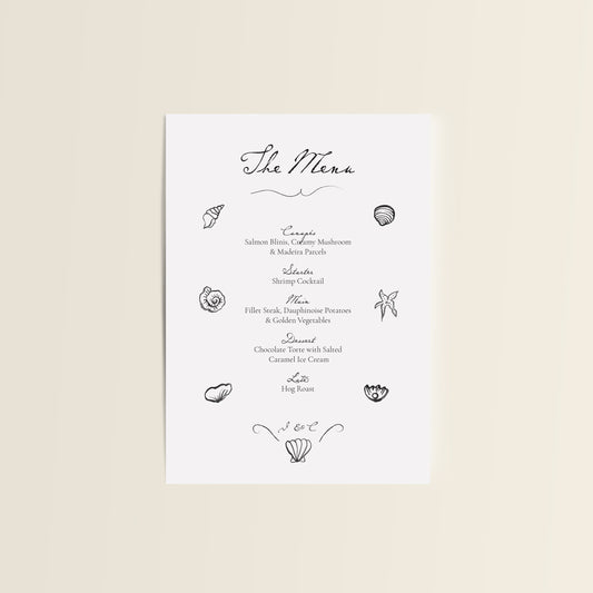 Classic Coastal Wedding Stationery Set