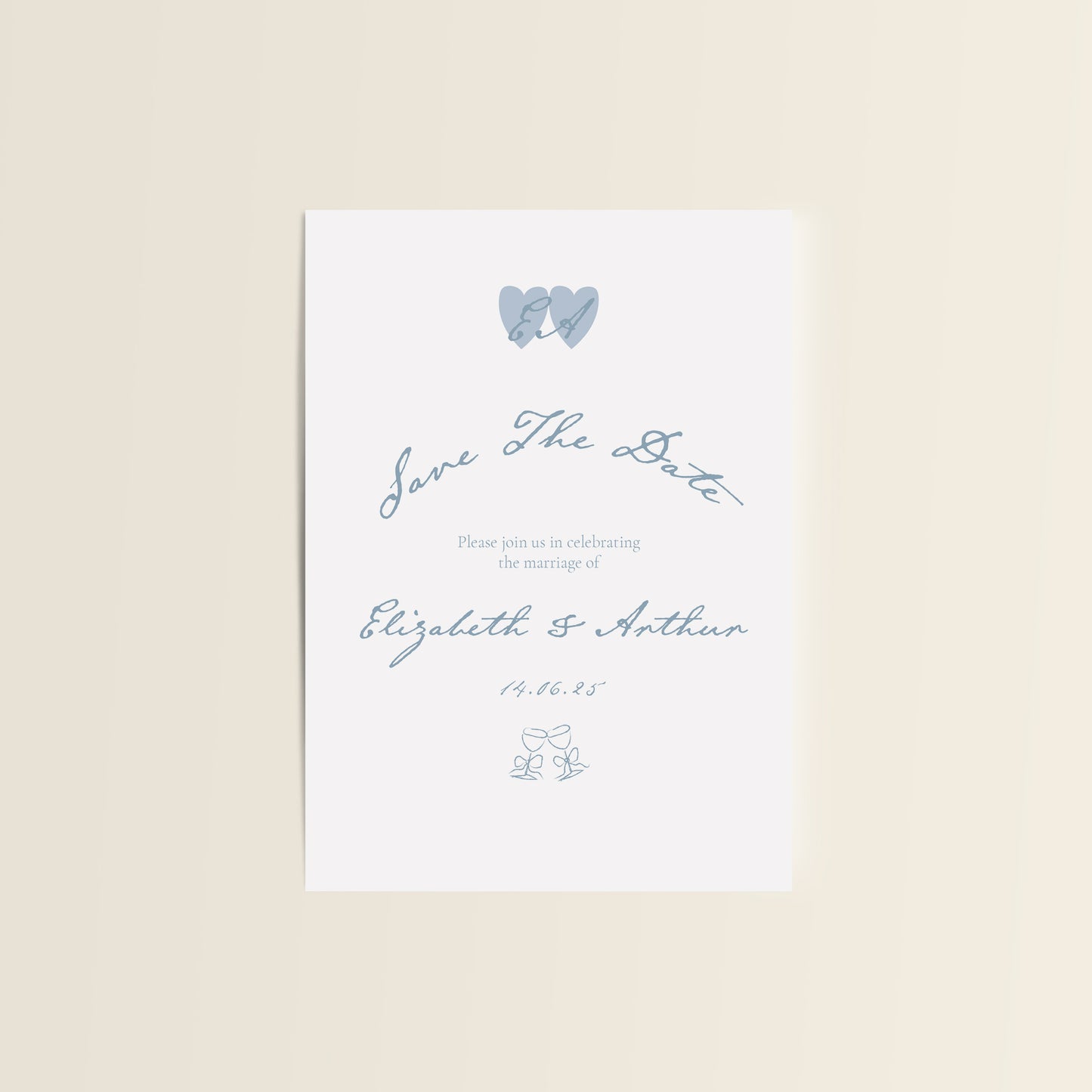Something Blue Wedding Stationery Set